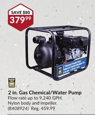 Princess Auto 2 in. Gas Chemical/Water Pump offer