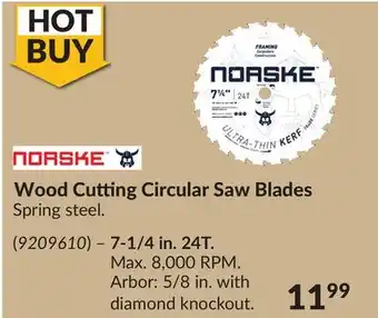 Princess Auto Wood Cutting Circular Saw Blades offer