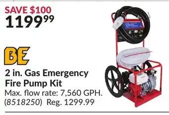 Princess Auto 2 in. Gas Emergency Fire Pump Kit offer