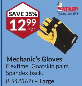 Princess Auto Mechanic's Gloves offer