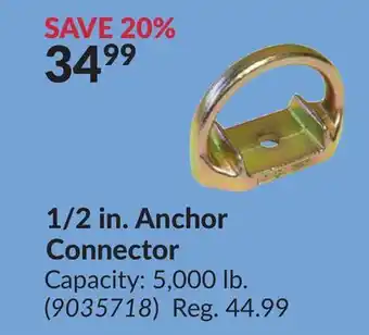 Princess Auto 1/2 in. Anchor Connector offer