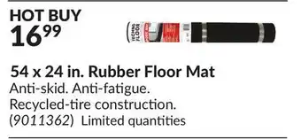 Princess Auto 54 x 24 in. Rubber Floor Mat offer