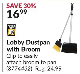 Princess Auto Lobby Dustpan with Broom offer