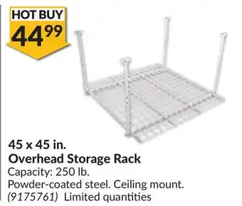Princess Auto 45 x 45 in. Overhead Storage Rack offer