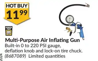 Princess Auto Multi-Purpose Air Inflating Gun offer