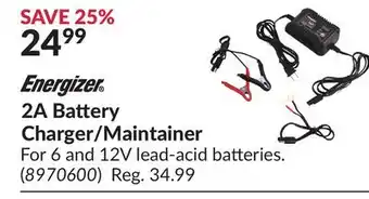 Princess Auto 2A Battery Charger/Maintainer offer