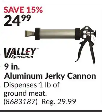 Princess Auto 9 in. Aluminum Jerky Cannon offer