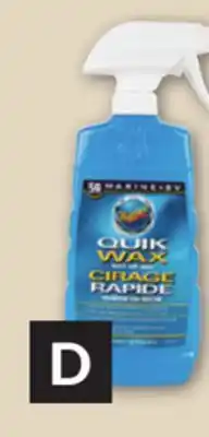 Princess Auto Quik Wax offer
