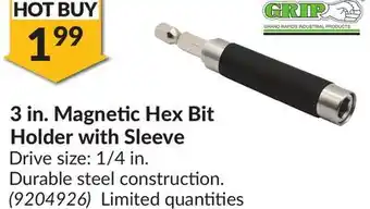 Princess Auto 3 in. Magnetic Hex Bit Holder with Sleeve offer