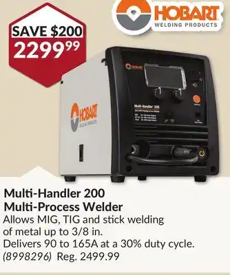 Princess Auto Multi-Handler 200 Multi-Process Welder offer