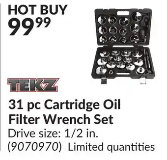 Princess Auto 31 pc Cartridge Oil Filter Wrench Set offer