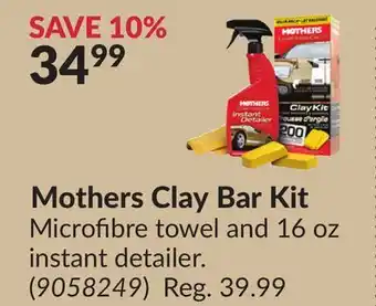 Princess Auto Mothers Clay Bar Kit offer