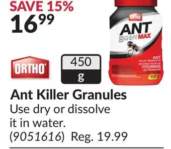 Princess Auto Ant Killer Granules offer