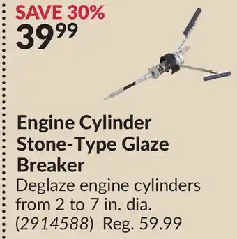 Princess Auto Engine Cylinder Stone-Type Glaze Breaker offer