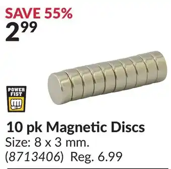 Princess Auto 10 pk Magnetic Discs offer