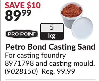 Princess Auto Petro Bond Casting Sand offer