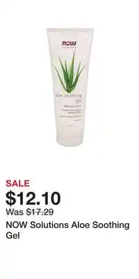 Well NOW Solutions Aloe Soothing Gel offer