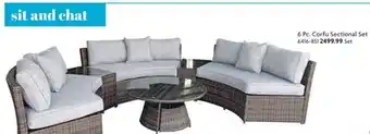 Home Hardware 6 Pc. Corfu Sectional Set offer
