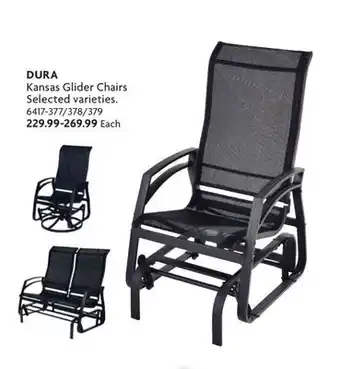 Home Hardware Kansas Glider Chairs offer