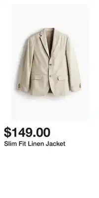 H&M Slim Fit Linen Jacket offer