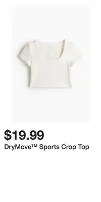 H&M DryMove Sports Crop Top offer