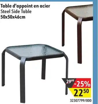 Sushi Shop Steel Side Table offer