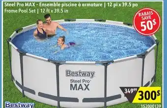 Sushi Shop 12 pi x 39.5 po Frame Pool Set | 12 ft x 39.5 in offer