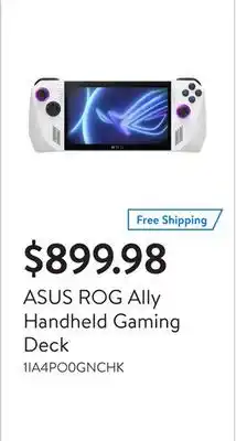 Walmart ASUS ROG Ally Handheld Gaming Deck offer