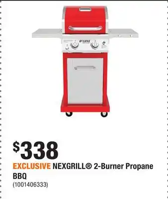 Home Depot EXCLUSIVE NEXGRILL 2-Burner Propane BBQ offer