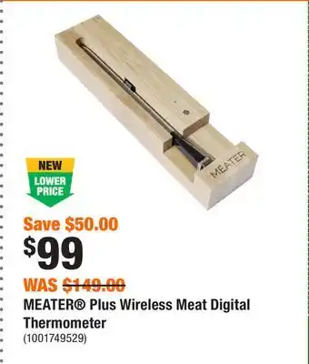 Home Depot MEATER Plus Wireless Meat Digital Thermometer offer