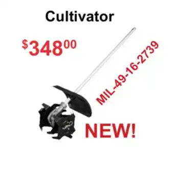 Atlas Tools & Machinery Milwaukee Cultivator offer