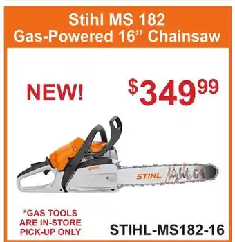 Atlas Tools & Machinery Stihl MS 182 Gas-Powered 16 Chainsaw offer