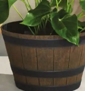 Walmart Hometrends 14 Whiskey Barrel Planter offer