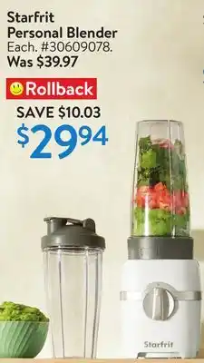 Walmart Starfit Personal Blender offer