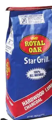 Walmart Royal Oak Lump Charcoal offer