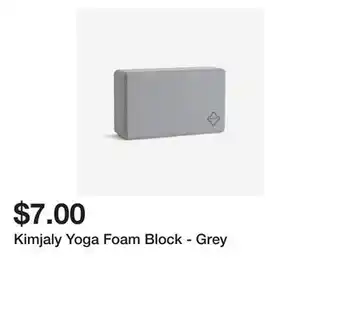 Kimjaly Yoga Foam Block - Grey