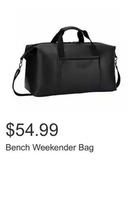 Costco Bench Weekender Bag offer