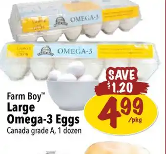 Farm Boy Farm Boy Large Omega-3 Eggs offer