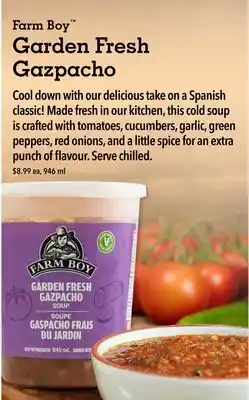 Farm Boy Farm Boy Garden Fresh Gazpacho offer