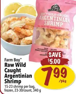 Farm Boy Farm Boy Raw Wild Caught Argentinian Shrimp offer