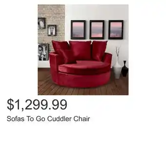 Costco Sofas To Go Cuddler Chair offer