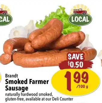 Farm Boy Brandt Smoked Farmer Sausage offer