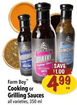 Farm Boy Farm Boy Cooking or Grilling Sauces offer