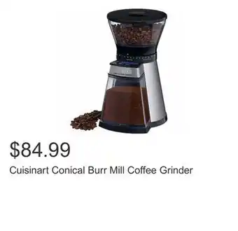 Costco Cuisinart Conical Burr Mill Coffee Grinder offer