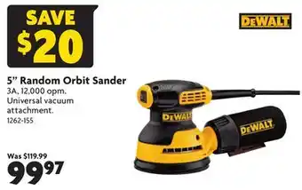 Home Hardware 5 Random Orbit Sander offer
