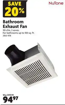 Home Hardware Bathroom Exhaust Fan offer