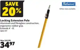 Home Hardware Locking Extension Pole offer
