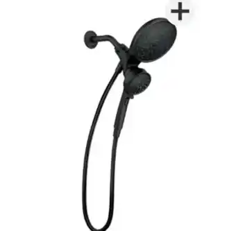 Home Depot MOEN Attract 6-Setting Rain Shower and Handheld Shower Head with Magnetic Dock in Matte Black offer