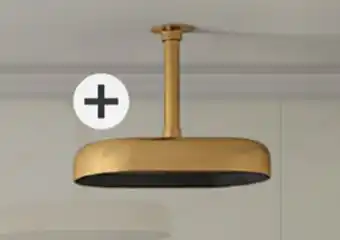 Home Depot KOHLER Statement Oval 12 inch 2.5 gpm Rainhead, Brass offer