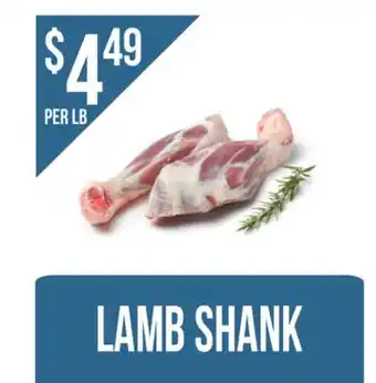 Food World Supermarket LAMB SHANK offer